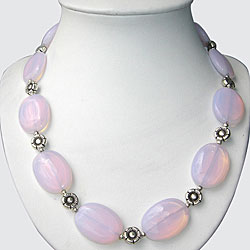 Silver Opal Necklace (Thailand)
