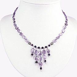 Silver Amethyst Necklace (Thailand)