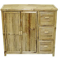 Handcrafted Bamboo 3-drawer Chest (Vietnam)