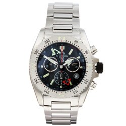 ESQ Men's Squadron Stainless Steel Chronograph Watch