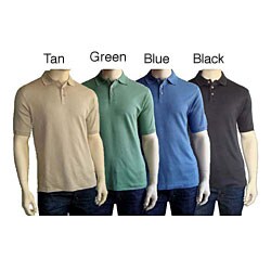 Anthology Men's Silk/ Cotton Two-tone Polo Shirt