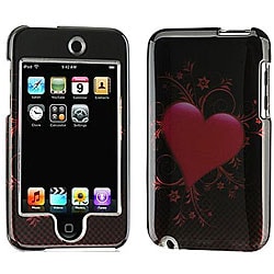 Apple iPod Touch 2G Carbon Fiber Heart Hard Case