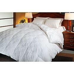 Oversized 500 Thread Count Euro Check Down Comforter