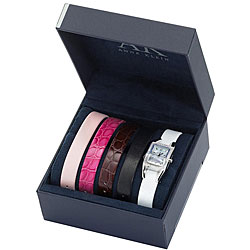 Anne Klein Women's Crystal Watch Gift Box
