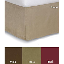 Tailored Microsuede Bedskirt