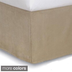 Tailored Microsuede Bedskirt