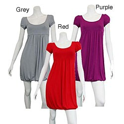 Velvet Torch Junior's Bubble Hem Babydoll Dress