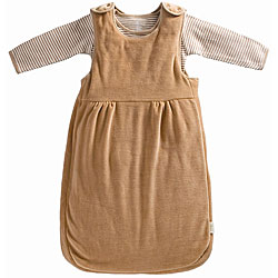Tadpoles Organic Cocoa Sleepsack with T-shirt (0-3 Months)