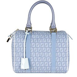 Fendi 'Forever Zucchino' Vernice Boston Bag