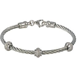 Maddy Emerson Couture Cable Bangle Bracelet