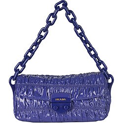 Prada 'Vernice Gaufre' Shoulder Bag