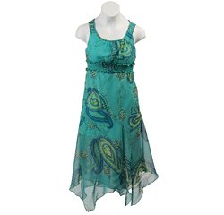 FINAL SALE Hype Girl's Sleeveless Paisley Print Dress