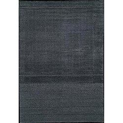 Calvin Klein Charcoal Wool/ Silk Rug (8'3 x 11')