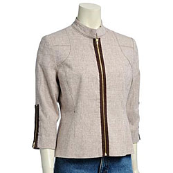 Sharagano Women's Linen Casual Jacket