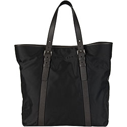 Prada 'Tessuto' Logo Jacquard Shopping Bag