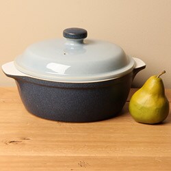 Denby 'Blue Jetty' Covered Round Casserole Dish
