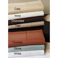Imperial Multiband Woven Stripe 440 Thread Count Sheet Set