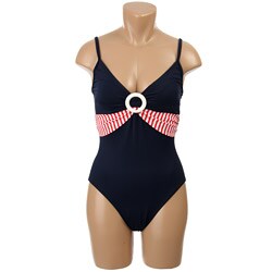 Alicia Simone Women's Nautical Ring Swimsuit