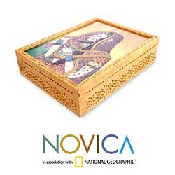 Gemstone 'Mughal Beauty' Jewelry Box (India)