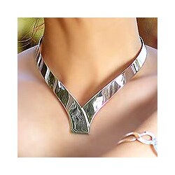 Sterling Silver 'Seduction' Choker (Thailand)