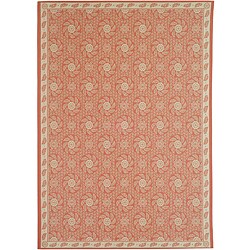 Martha Stewart Pinwheel Cherry Blossom Wool Rug (7'9 x 9'5)
