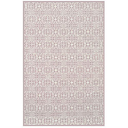 Martha Stewart Bloomery Lilac Cotton Rug (5'6 x 8'6)
