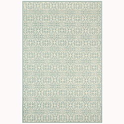 Martha Stewart Bloomery Aloe Cotton Rug (8'6 x 11'6)