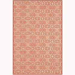Martha Stewart Bloomery Dogwood Cotton Rug (8'6 x 11'6)