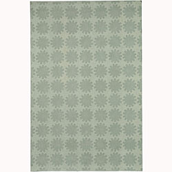 Martha Stewart Astronomy Poseidon Cotton Rug (5'6 x 8'6)