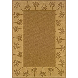 Laguna Beige Polypropylene Rug (3'7 x 5'6)