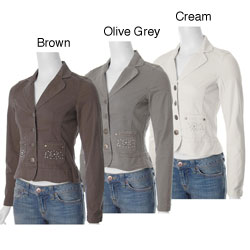 Adriana Junior's Twill Fashion Jacket