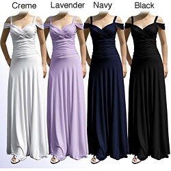 Evanese Women's Off-the-Shoulder Long Gown