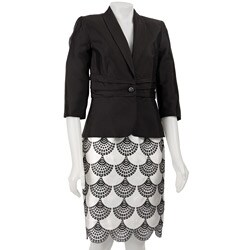 Sharagano Women's 2-piece Skirt Suit