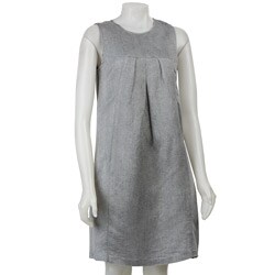 Calvin Klein Women's Front Pleat Sleeveless Dress