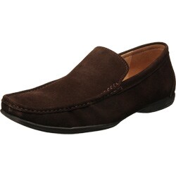 Steve Madden Men's 'Tryall' Brown Suede Slip-on Loafers