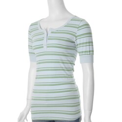 Everyday Brand Junior's Striped Henley Top