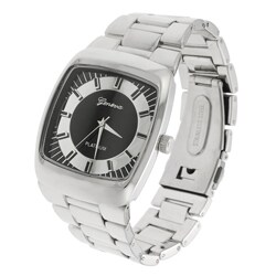 Geneva Platinum Men's Link Bracelet Watch