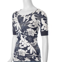 Everyday Brand Junior's Scoop-neck Floral Top