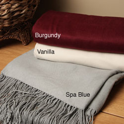 Cashmere Showroom Cashmere Blend Throw