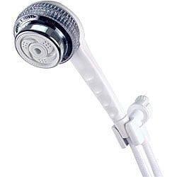 Waterpik White/ Chrome 5-setting Handheld Showerhead