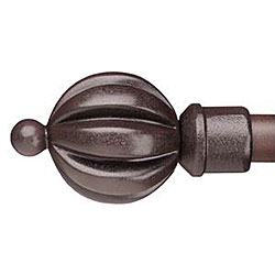 Cassidy West 66 to 108-inch Rustica Curtain Rod Set