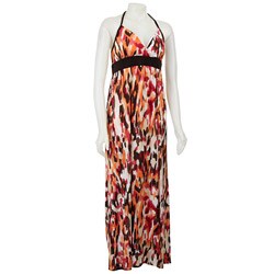 FINAL SALE Grass Collection Junior's Maxi Halter Dress