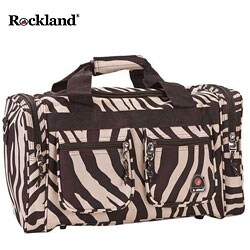 Rockland Bel-Air Zebra Brown 19-inch Duffel Bag