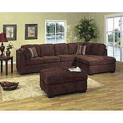 Glenwood Springs Inspired 3-piece Sofa/ Chaise/ Ottoman Set