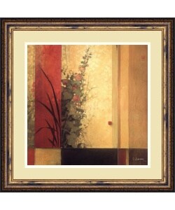 Don Li-Leger 'Hollyhock Garden' Framed Art Print