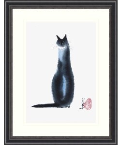 Cheng Yan 'Chinese Cat I' Framed Art Print