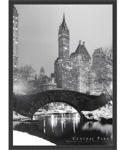 'Central Park' Framed Textured Art