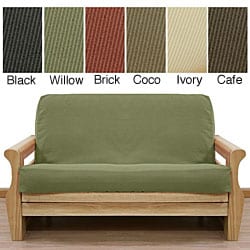 Elegant Ribbed Full-size Futon Cover