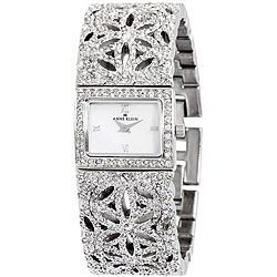 Anne Klein Women's Clear Austrian Crystal Watch
