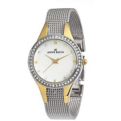 Anne Klein Women's Two-tone Mesh Bracelet Watch